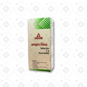 AMPICILINA 1GR/5ML SOLUCION INYECTABLE