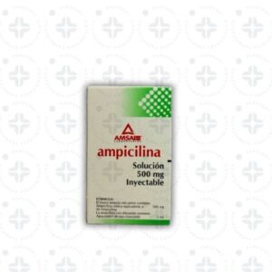 AMPICILINA 500MG/2ML SOL INY