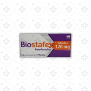 BIOSTAFEX 120 MG C/ 10 TABS