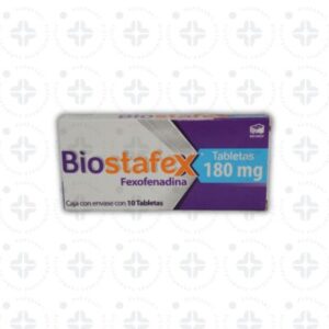 BIOSTAFEX 180 MG C/ 10 TABS
