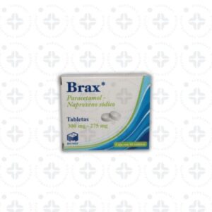 BRAX 300 MG / 275 MG C/ 10 TABS