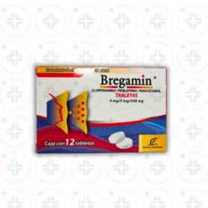 BREGAMIN ADT 4 MG/ 5 MG/ 500 MG TABS C/12