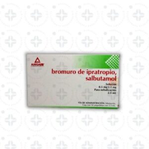 BROMURO DE IPRATROPIO/SALBUTAMOL 05MG/2.5MG/2.5ML