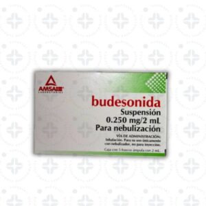 BUDESONIDA 0.250 MG/ 2 ML