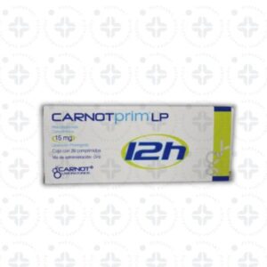 CARNOTPRIM LP 12 H 15 MG C/ 20.