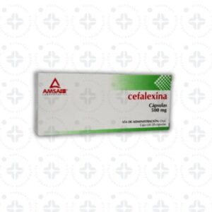 CEFALEXINA CAPSULAS 500 MG C/20.