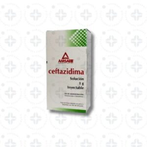 CEFTAZIDIMA 1 GR/ 3ML SOL INY C/1. AMSA