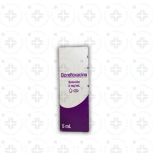 CIPROFLOXACINO 3 MG GOTAS OFT. 5 ML