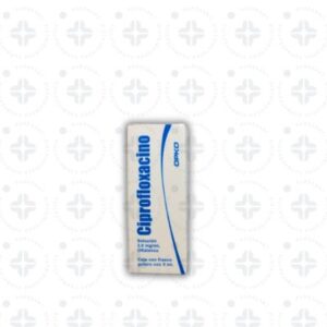 CIPROFLOXACINO 3 MG. GOTAS OFT. 5 mL.