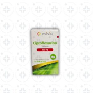 CIPROFLOXACINO TABLETAS 500 MG C/ 12