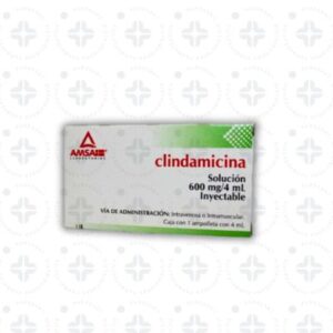 CLINDAMICINA 600 MG / 4 ML SOL. INY. C/1. AMSA