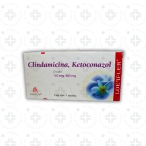 CLINDAMICINA/ KETOCONAZOL 100 MG/ 400 MG C/7 OVULOS