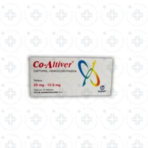 CO ALTIVER 25 MG/ 12.5 MG TABS C/ 15