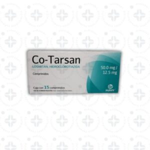 CO-TARSAN 50/ 12.5 MG COMP TABS C/ 15