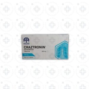 CRAZTRONIN 500 MG C/ 3 TABS