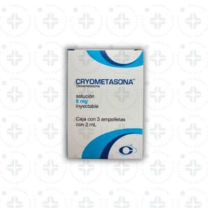 CRYOMETASONA 8 MG/ 2 ML SOL. INY. C/ 3 AMP