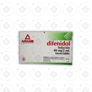 DIFENIDOL 40 MG / 2 ML SOL INY C/2. AMSA
