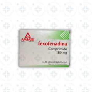 FEXOFENADINA 180 MG TAB C/10. AMSA