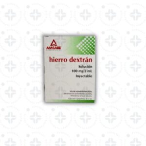 HIERRO DEXTRAN 100MG/2ML SOL INY C/3. AMSA
