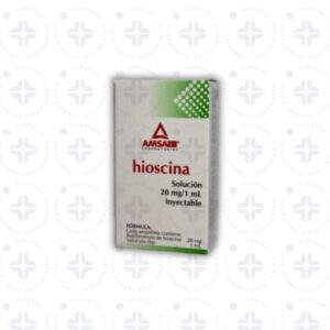 HIOSCINA 20MG/1ML SOL INY C/3. AMSA
