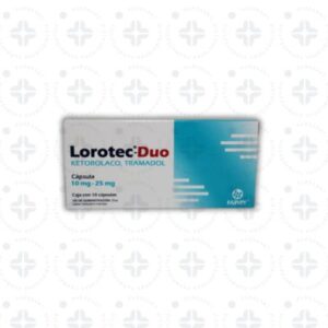 LOROTEC-DUO 10 MG -25 MG C/ 10 CAPS
