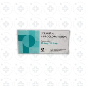 LOSARTAN/ HIDROCLOROTIAZIDA 50 MG/ 12.5 MG COMP C/ 30.