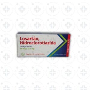 LOSARTAN, HIDROCLOROTIAZIDA 50/12.5MG COMP C/30.