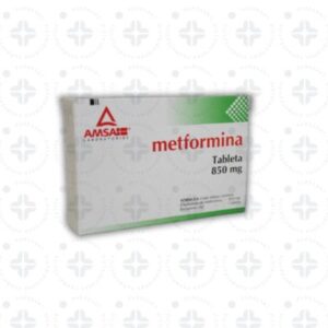 METFORMINA 850 MG TAB C/30. AMSA
