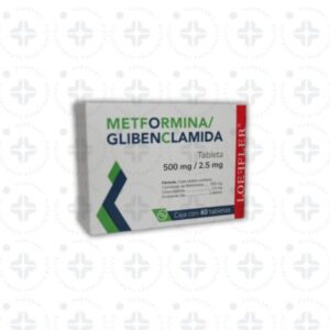 METFORMINA GLIBENCLAMIDA 500MG/2.5MG TAB C/40