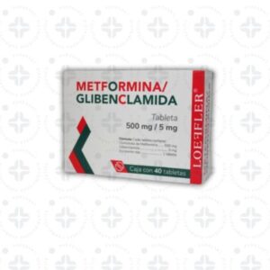 METFORMINA GLIBENCLAMIDA 500MG/5MG TAB C/40.