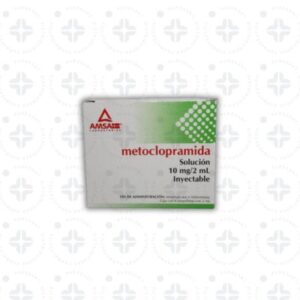 METOCLOPRAMIDA 10 MG / 2 ML SOLUC INY CON 6. AMSA