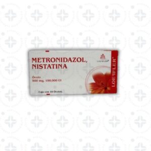METRONIDAZOL/ NISTATINA 500/ 100000 UI OVULOS (VANESTRIN) C/ 10