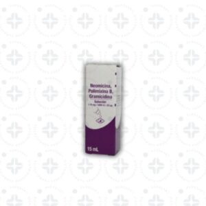 NEOMICINA/ POLIMIXINA B/ GRAMICIDINA 1.75 MG/ 5.000 U/ 25 MCG GTS OFT 15ML