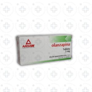OLANZAPINA 5 MG TABS CON 14. AMSA