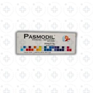 PASMODIL 20 MG/ 2.5 G SOL INY C/ 1