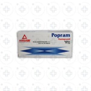 POPRAM 40MG TAB C/28. AMSA