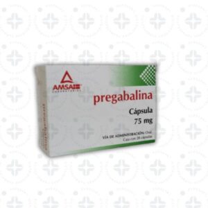 PREGABALINA 75 MG C/28. AMSA