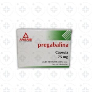 PREGABALINA 75 MG. C/14 CAPS. AMSA