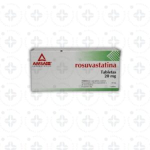 ROSUVASTATINA 20 MG  C/15 TABS.  AMSA