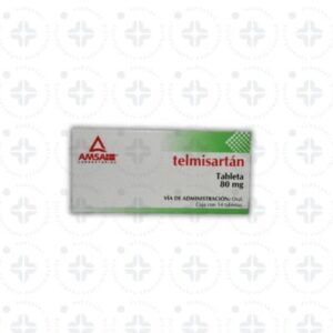 TELMISARTAN 80 MG C/14 TABS. AMSA