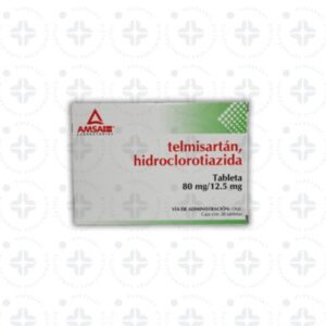 TELMISARTAN/HIDROCLOROTIAZIDA 80/12.5 MG  C/28 TABS. AMSA