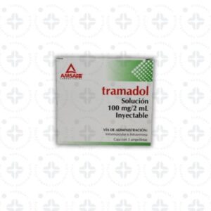 TRAMADOL 100 MG / 2 ML. SOL. INY. C/ 5 AMP. AMSA