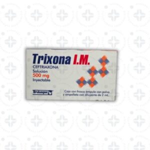 TRIXONA 500 MG/ 2 ML SOL. INY. I.M. C/1.