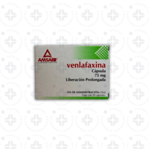 VENLAFAXINA 75 MG, LP .C/20 CAPS.