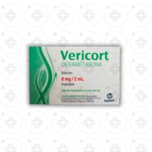 VERICORT 8 MG/ 2 ML SOL. INY. C/ 3 AMP