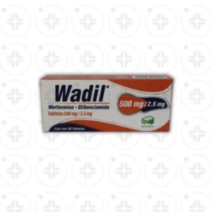 WADIL 500 MG/ 2.5 MG C/ 30 TABS