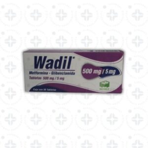WADIL 500 MG/ 5 MG C/ 30 TABS