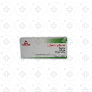 ZOLMITRIPTANO 2.5 MG.  C/2 TABS. AMSA