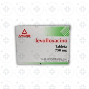 LEVOFLOXACINO 750MG TAB C/7. AMSA