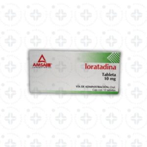 LORATADINA 10MG TAB C/10. AMSA